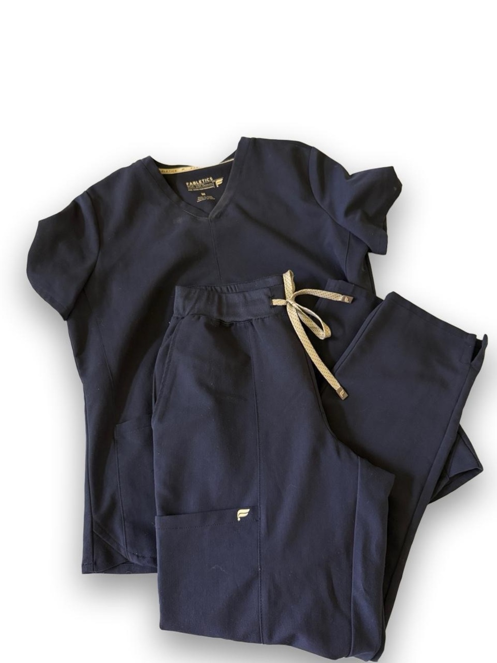 Fabletics Navy Scrub Set - Picture 1 of 3